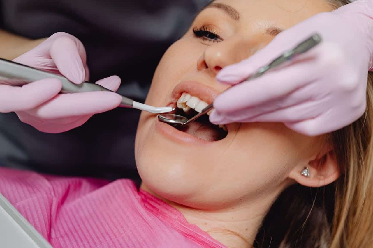 Close-up of a bright, healthy smile
